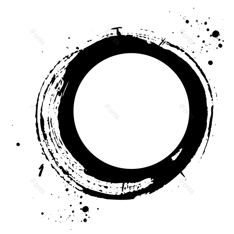 边框图片,水墨元素,中国风PNG,黑白免抠素材